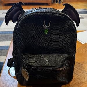 Maleficent Black Dragon Wing Backpack